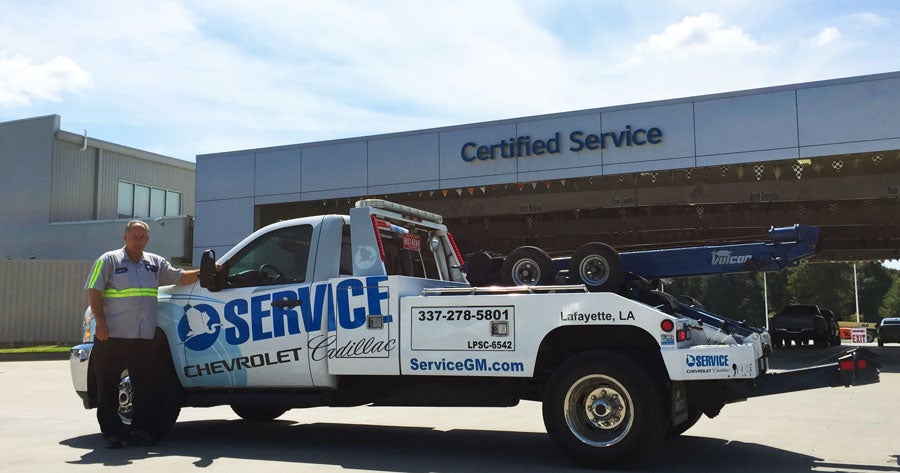 Service GM Towing Service Vehicles in Lafayette, LA