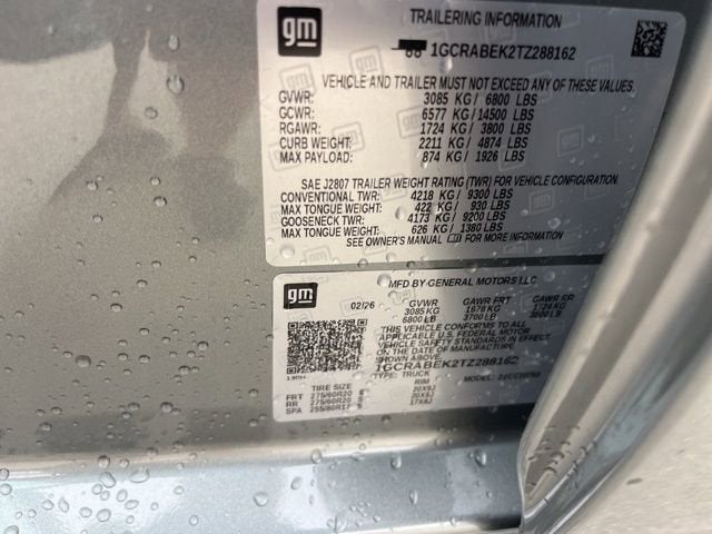 2026 Chevrolet Silverado 1500 Custom