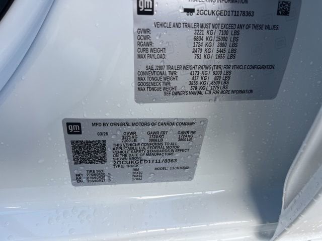 2026 Chevrolet Silverado 1500 LTZ